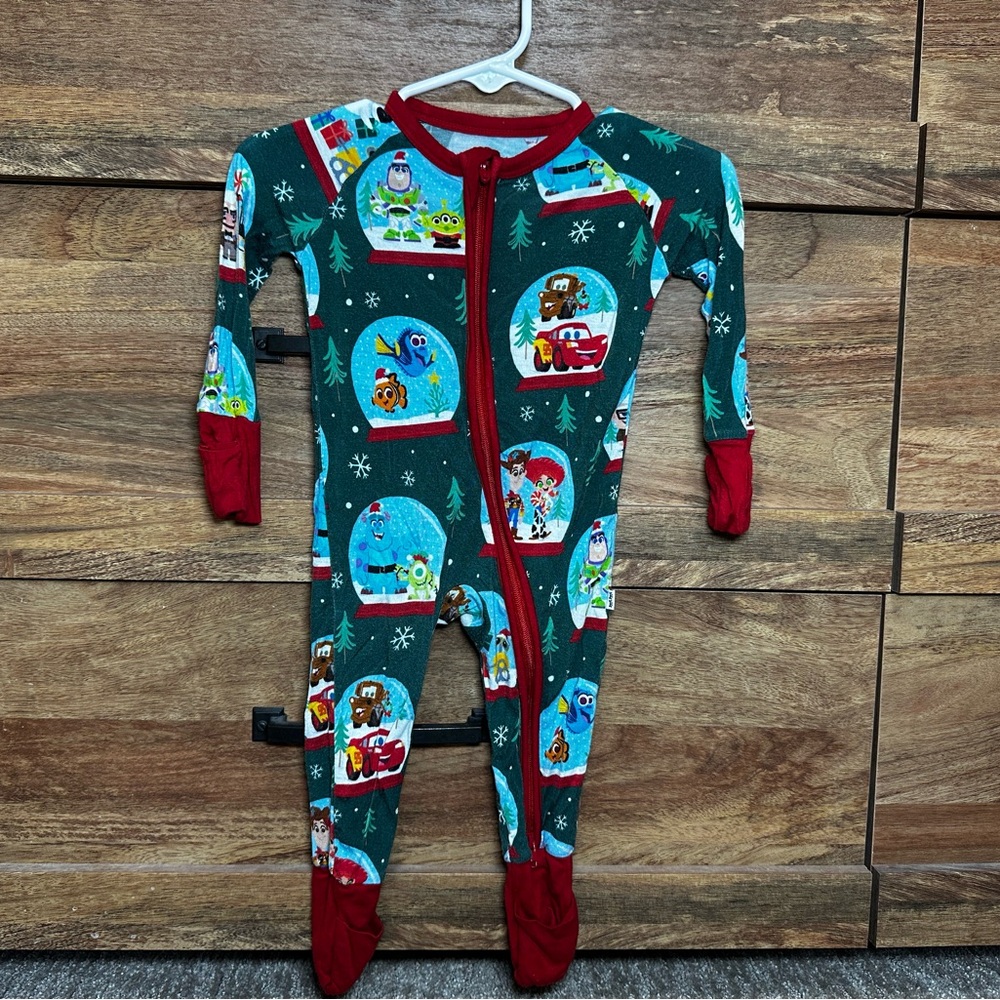 Little Sleepies Christmas Pixar Footie